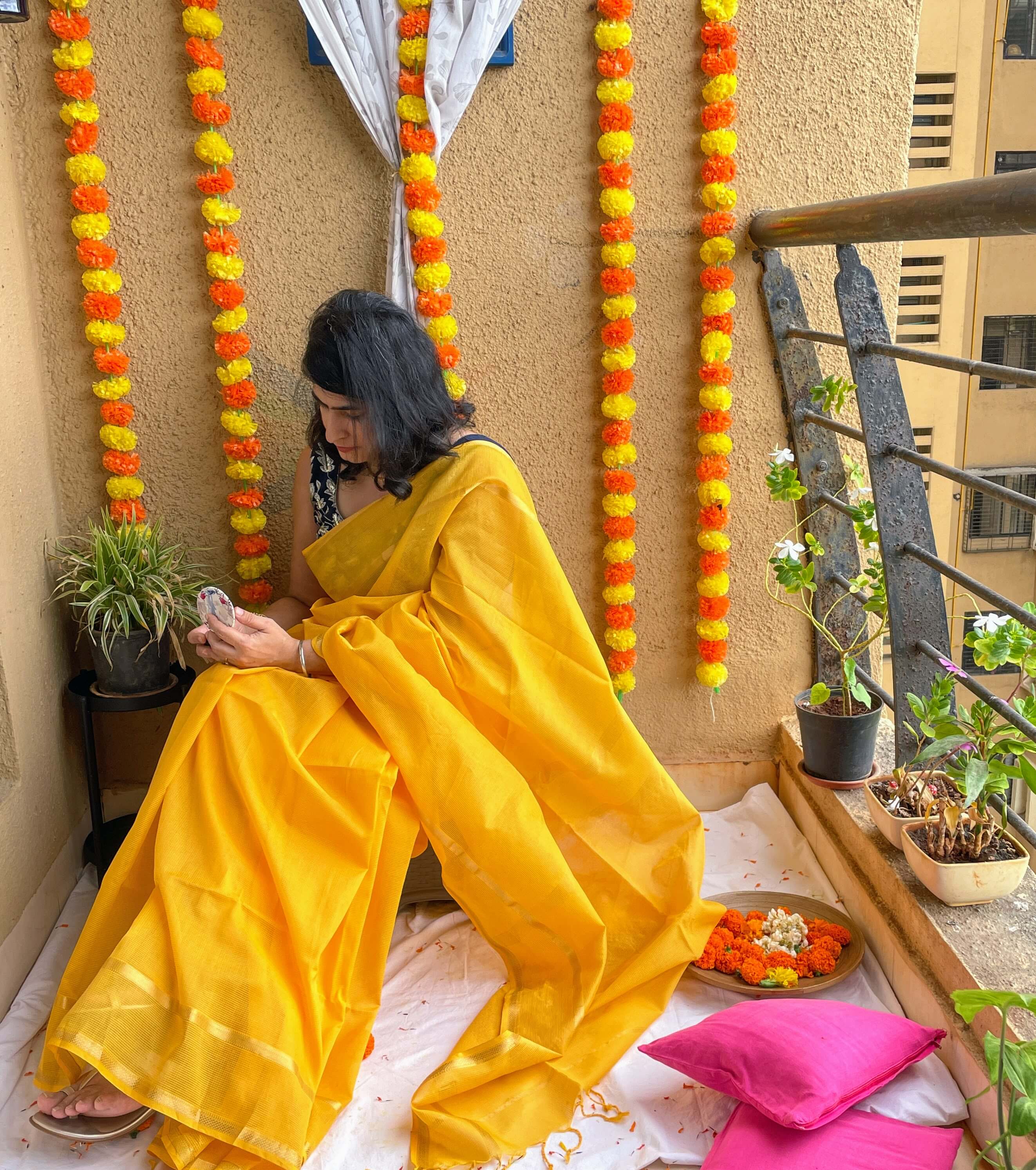 Indian Designer Pure Silk Yellow Saree With Blouse Piece Bridal Silk Saree  Yellow Soft Silk Saree Haladi Rasam Sari Gift for Women -  Canada