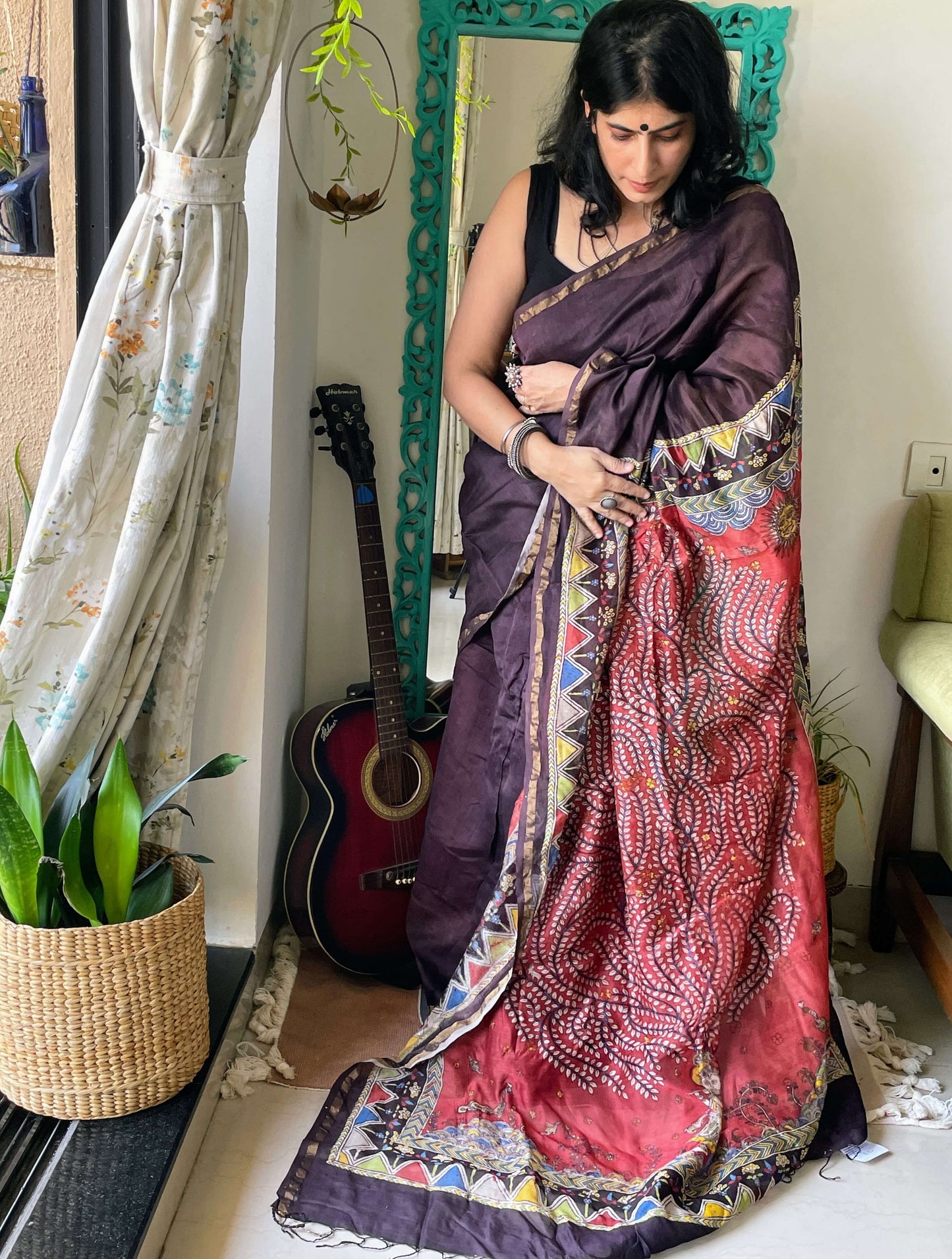 Mata ni Pachedi -tree of life saree