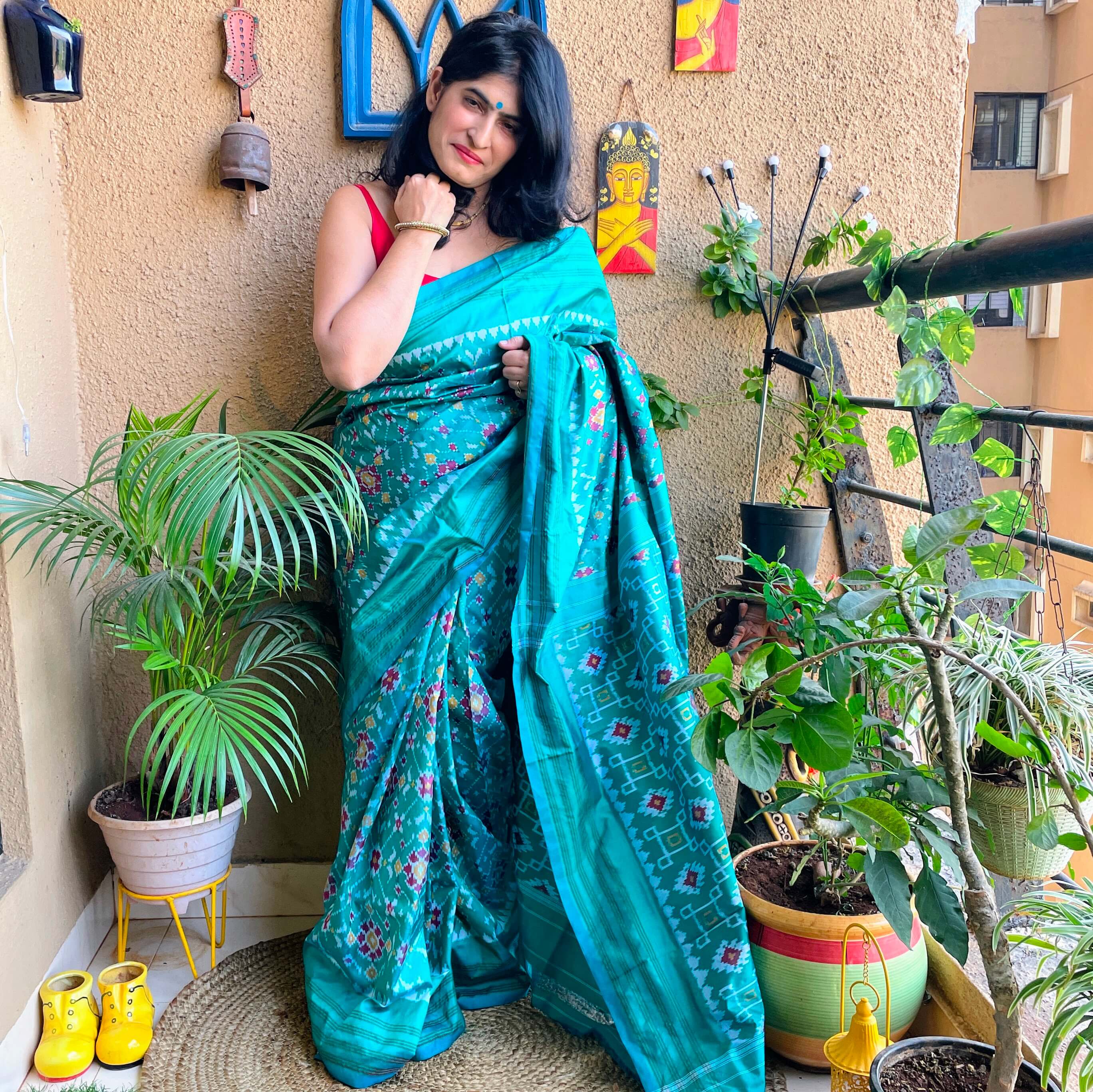 Buy ADV FASHION Women's Designer Aqua Blue Jacquard Soft Silk Saree for  Party-wear, wedding, casual Banarasi Saree for Women at Amazon.in