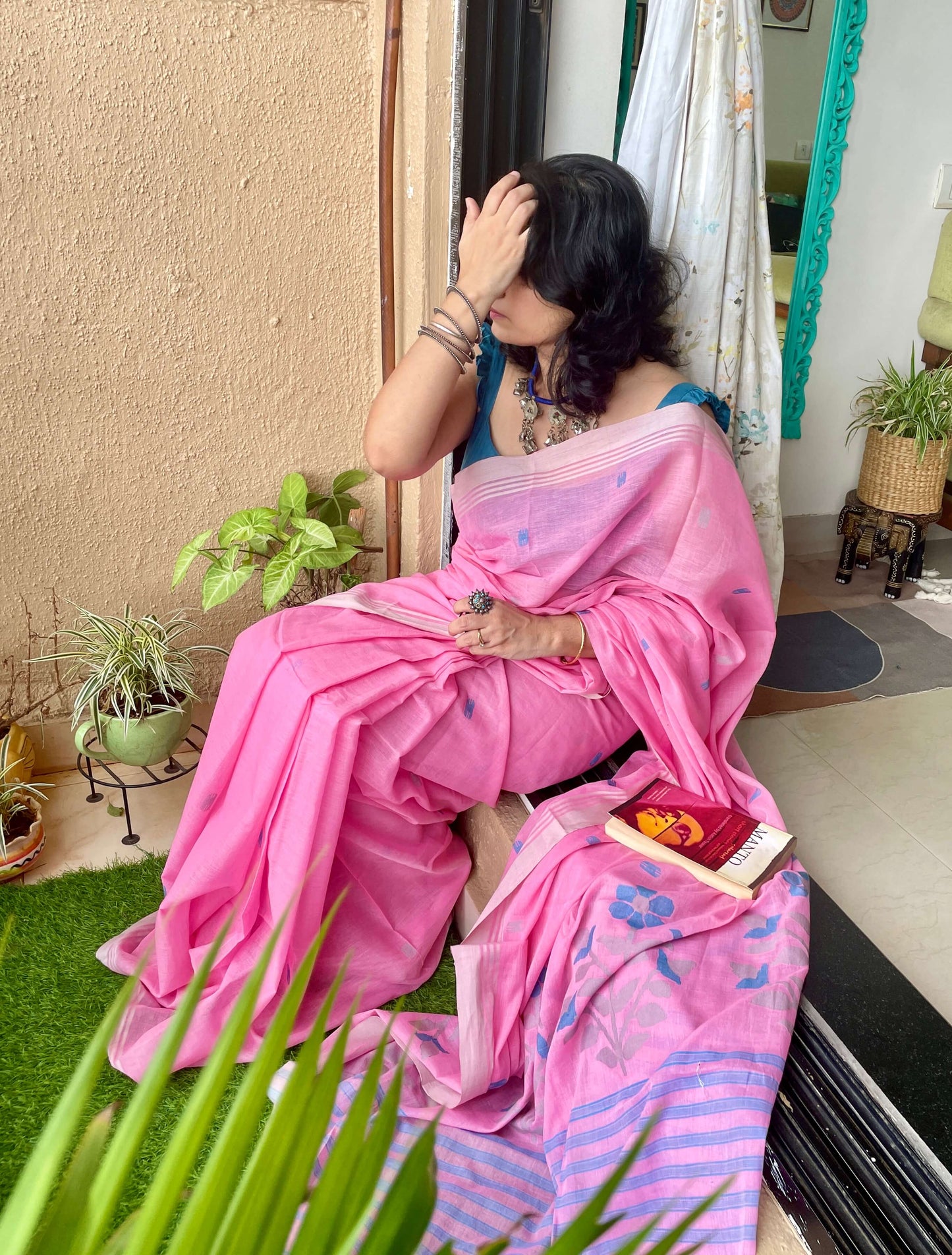 pink-jamdani-cottonsaree