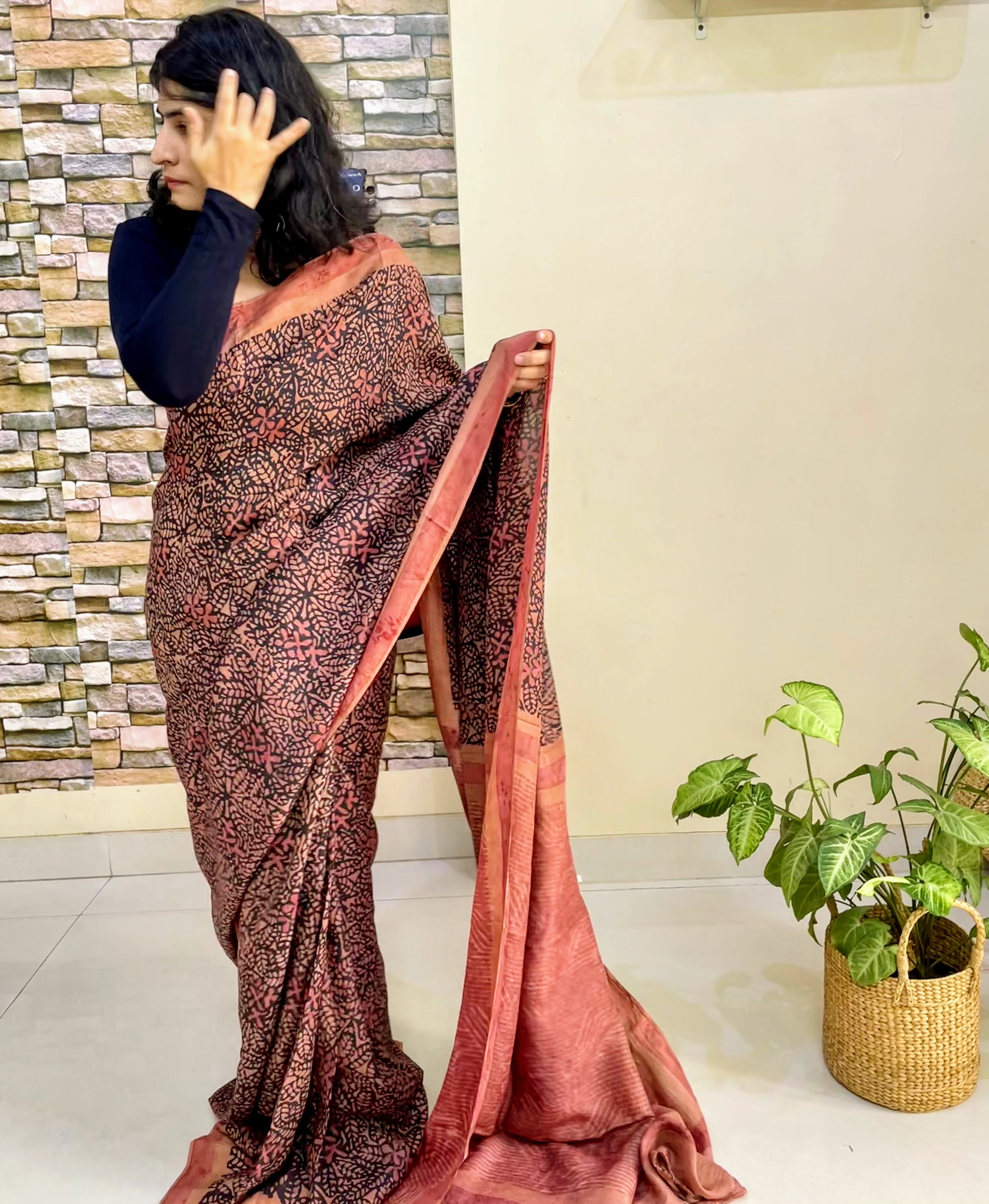 Seafoam Green Soft Mulberry Silk Saree - Shaaola.com