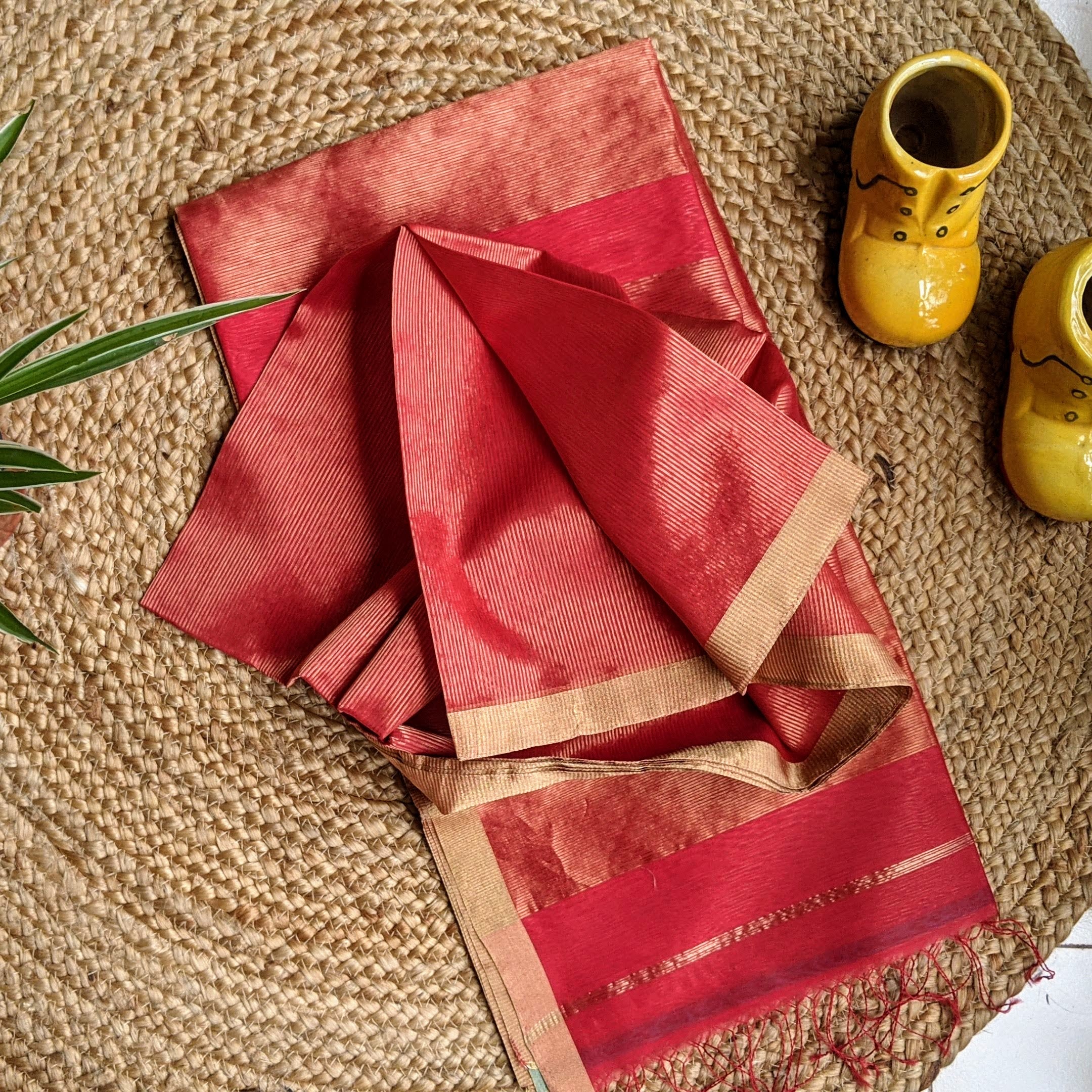 Buy Chanderi Silk Sarees Online at Priyanka Raajiv